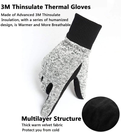 Gants hiver thermiques - 10°C  technologie ISOLANT 3M - Streetofwild