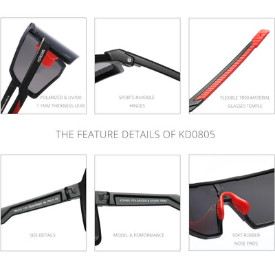 Lunettes de Soleil Polarisées KD0805&nbsp; - Streetofwild