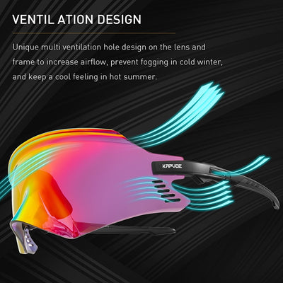 SP-Lunettes de soleil de sport 1 lentille, nouvelle collection - Streetofwild