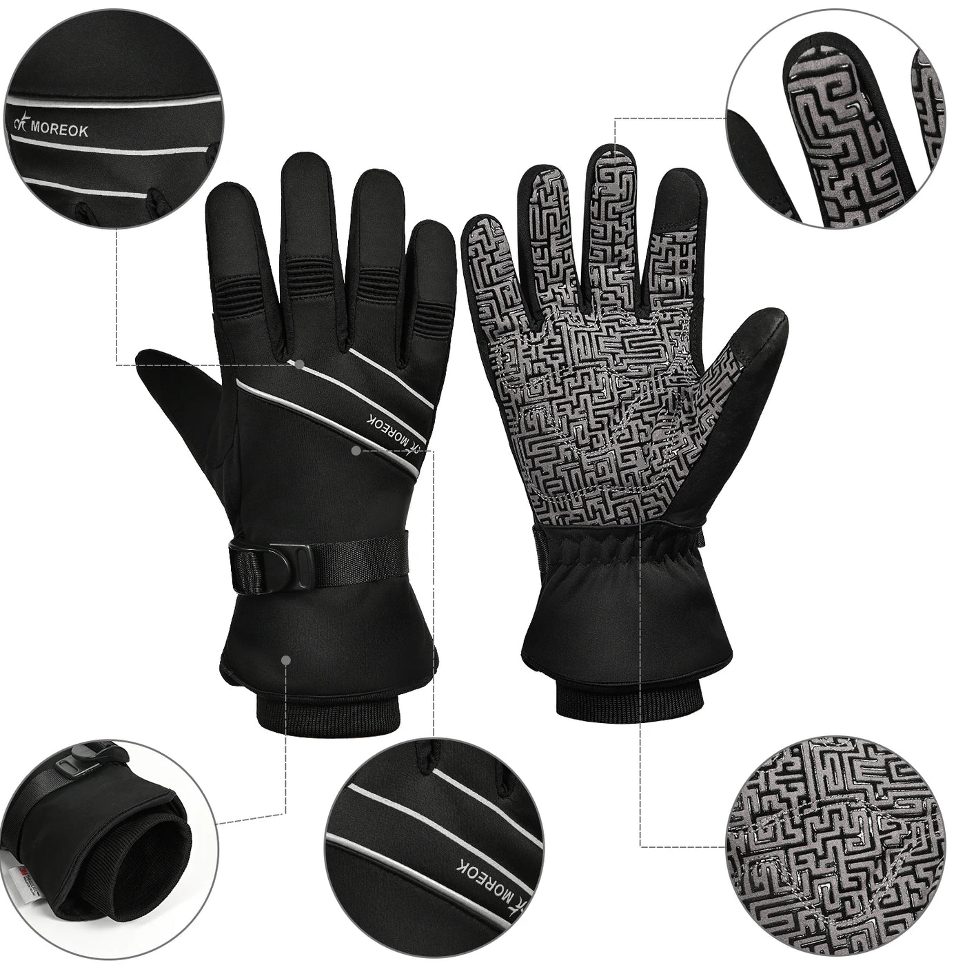 Gants hiver thermiques -30° technologie ISOLANT 3M - Streetofwild